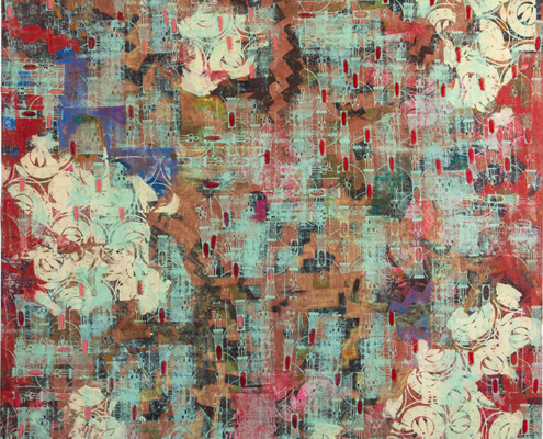 Grandmother's Lipstick - 60" x 42"