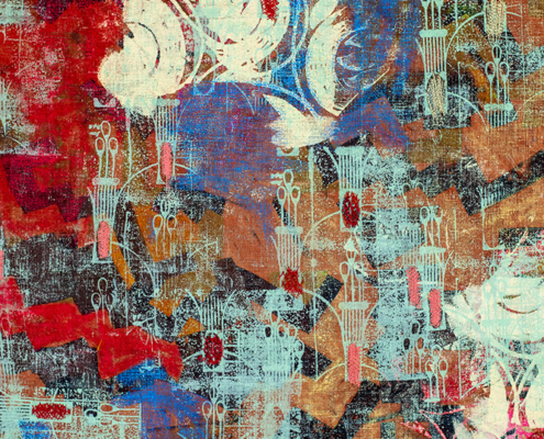 Grandmother's Lipstick - 60" x 42"